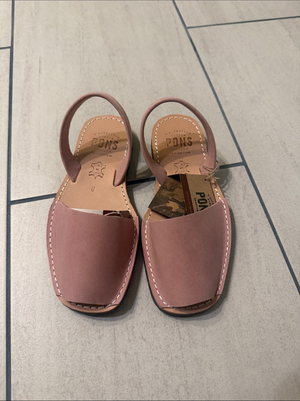 NWT PONS avarca sandals